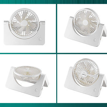 El escritorio instala el motor recargable Mesh Removable del USB Mini Fan With DC