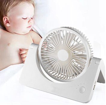El escritorio instala el motor recargable Mesh Removable del USB Mini Fan With DC