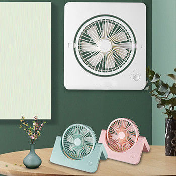 El escritorio instala el motor recargable Mesh Removable del USB Mini Fan With DC